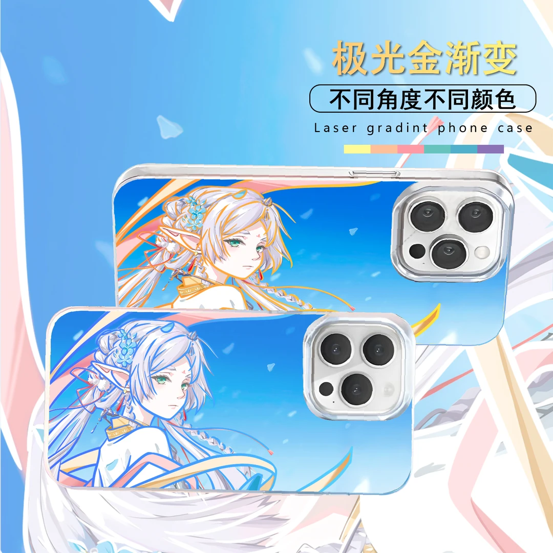 芙莉莲适用苹果华为vivo一加iPhone小米极光金手机壳