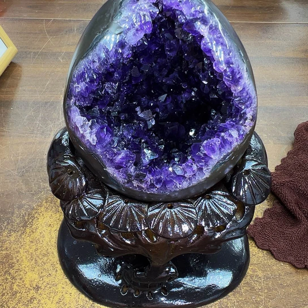 紫晶摆件未镶嵌晶体
