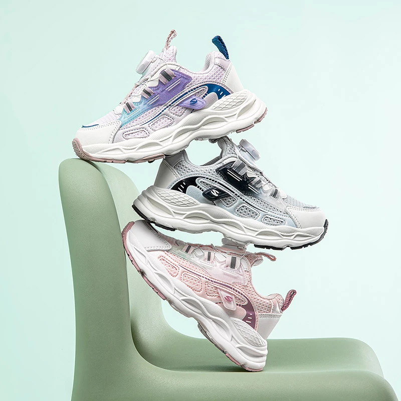 【鸿懿专属】哈比熊新春款网面透气运动老爹鞋27-38码E152351202