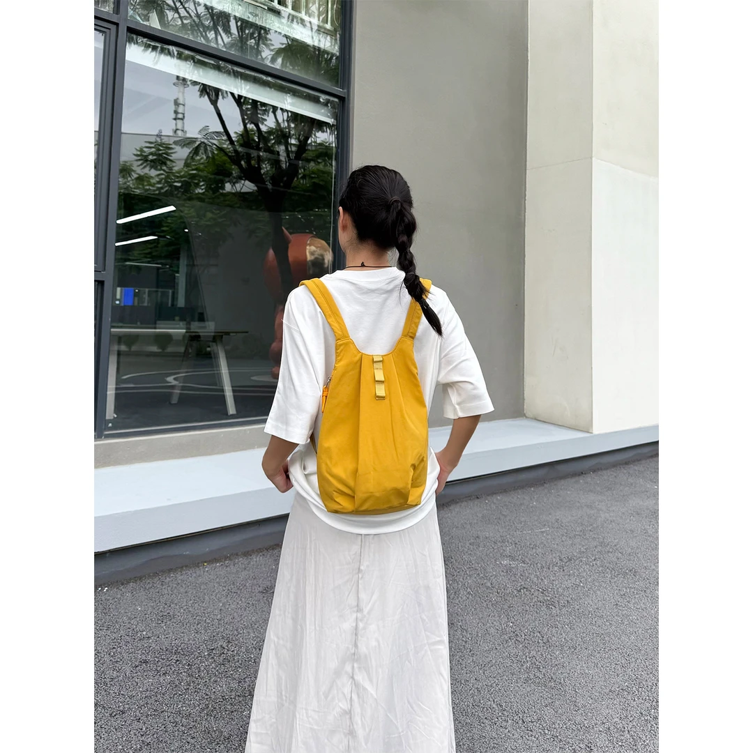 BYZZ包包女款爆款2025新款双肩包小众背心背包轻量化户外运动书包