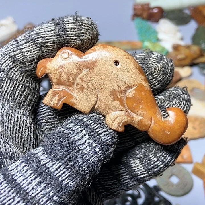 和田玉未镶嵌颈饰167