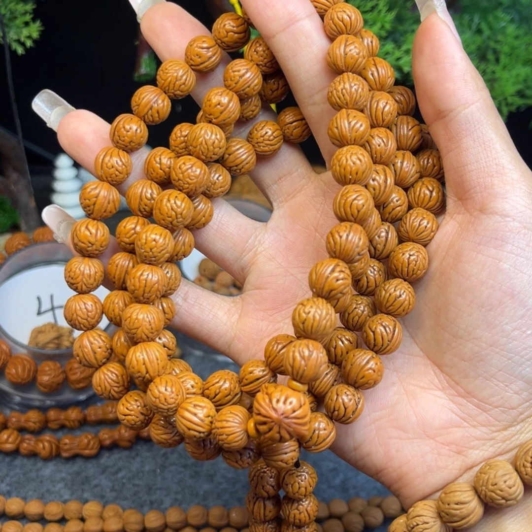 幸***大手串桃核桃核脖挂