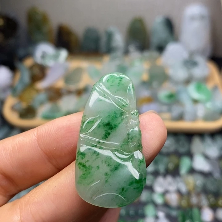 颈饰未镶嵌翡翠竹节