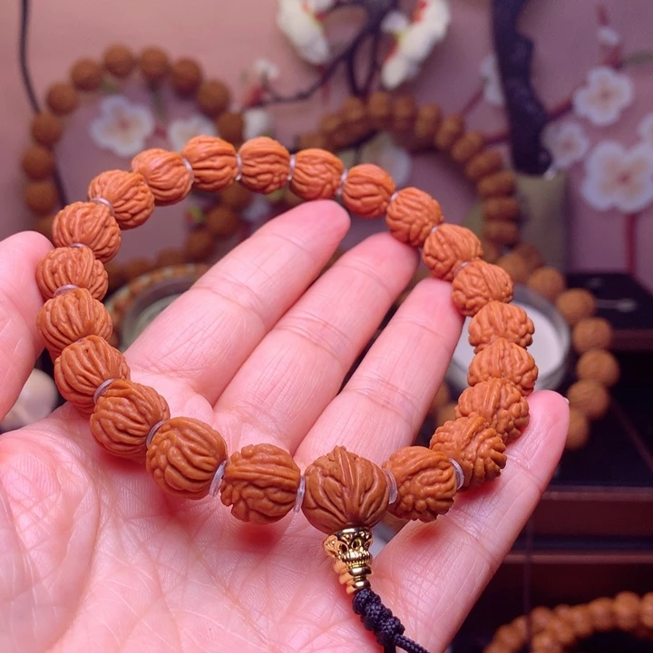 桃核手串龙纹桃核6