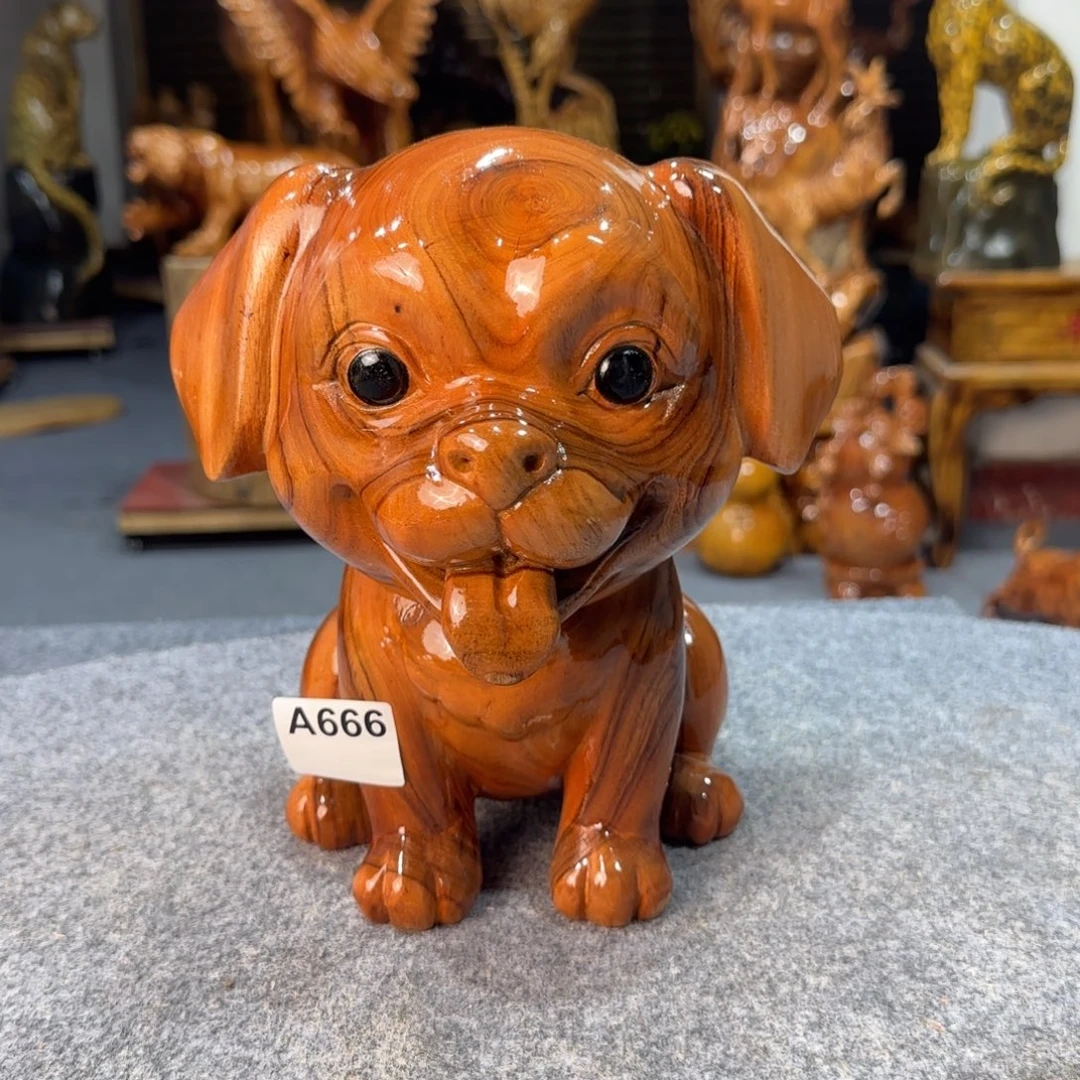 大***春木旺财实木工艺品摆件25-23-22