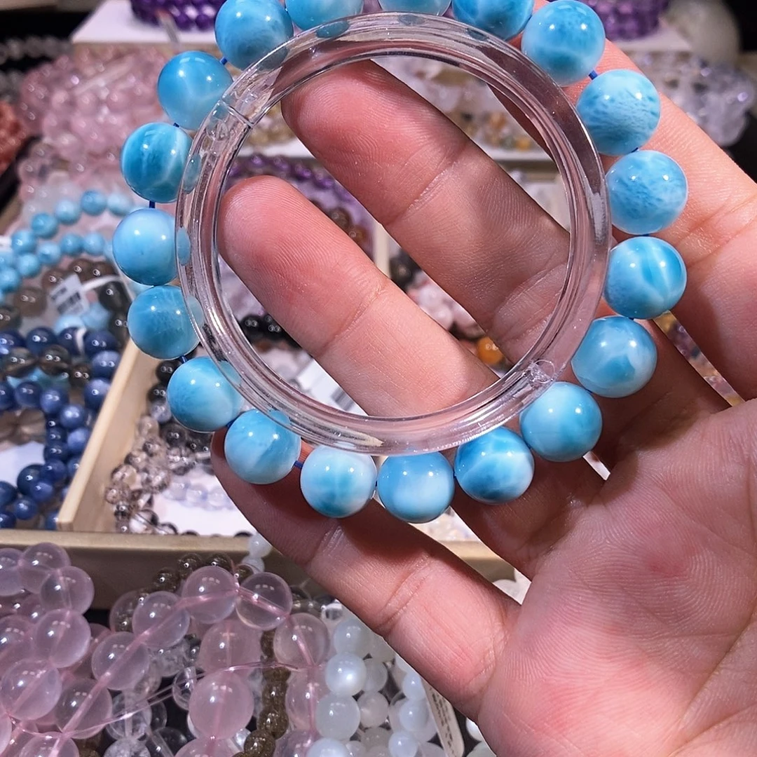 未镶嵌手链水晶海纹石11mm