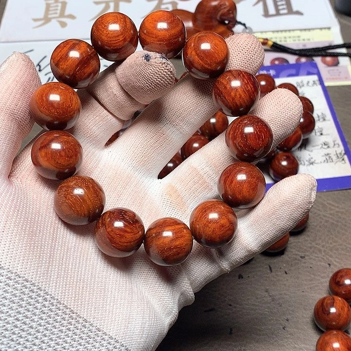 檀香紫檀（小叶紫檀）手串/手链?***蟹18 13颗 细腻