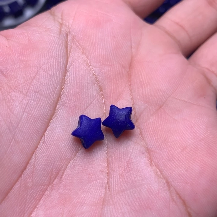 青金石未镶嵌星星