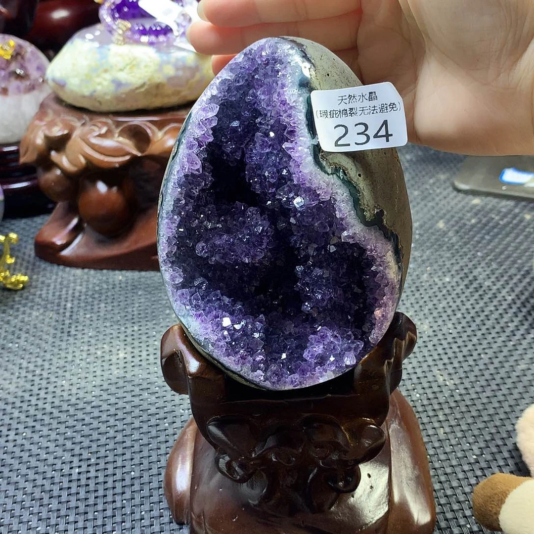 未镶嵌紫晶大型摆件（非配饰）莹