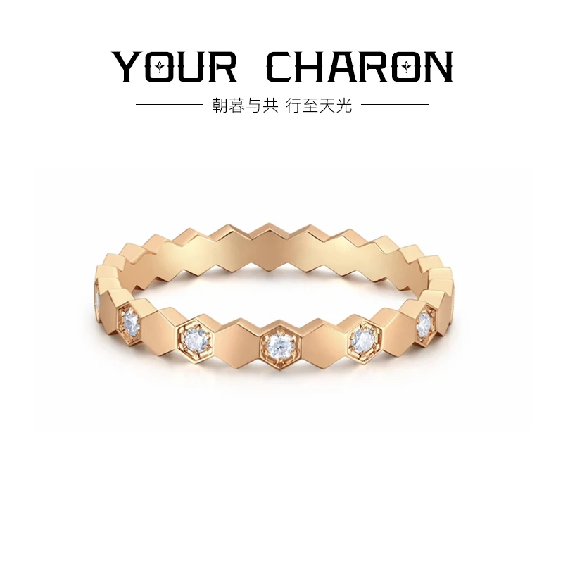 925银合成锆石戒指 镀K金简约百搭小众时尚钻戒轻奢高级感戒指女