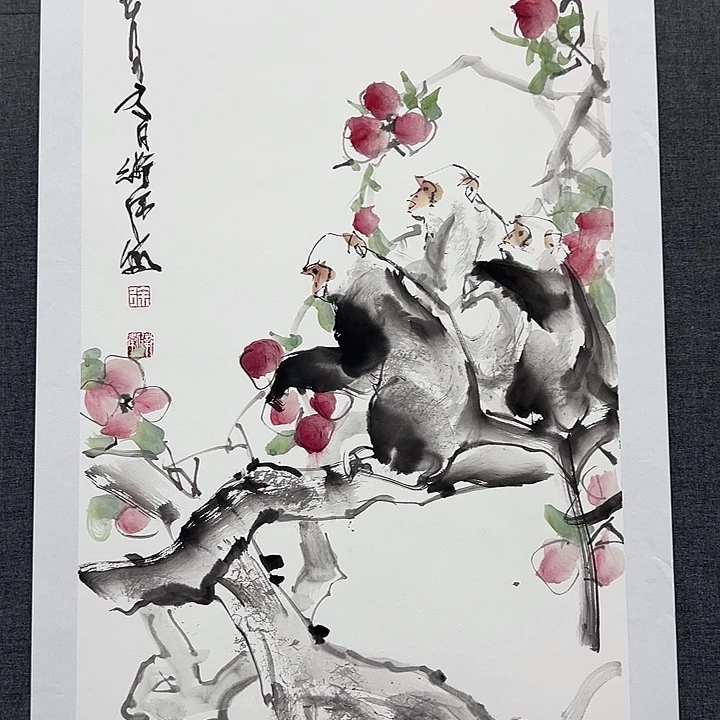 国画书画作品多次