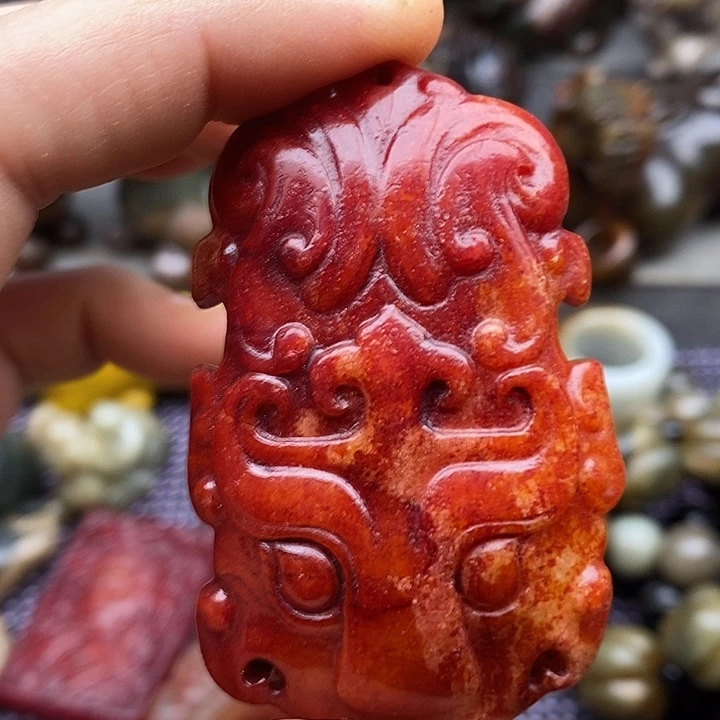 未镶嵌蛇纹石玉颈饰