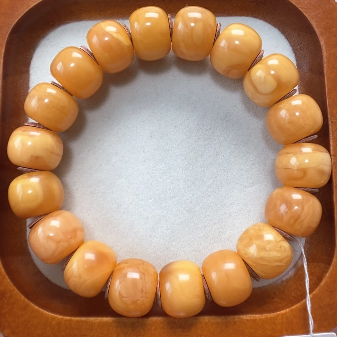 蜜蜡未镶嵌手串蜜蜡