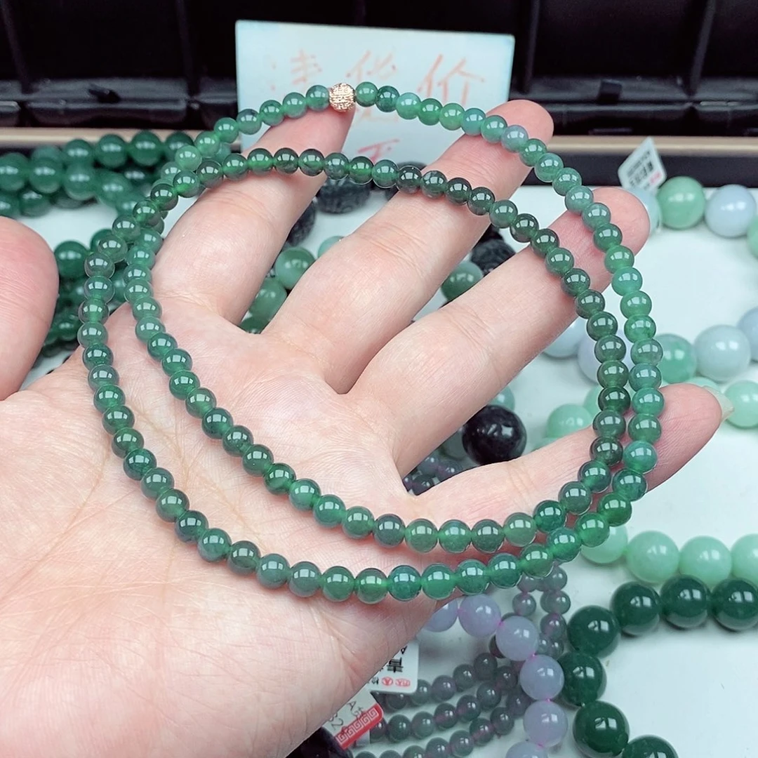 翡翠未镶嵌颈饰天然A货翡翠未镶嵌