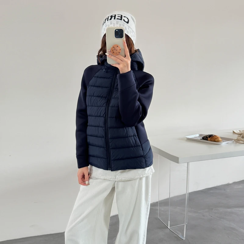 轻薄款棉衣小个子连帽棉袄秋冬2025新款可爱爆款棉服外贸品质女装