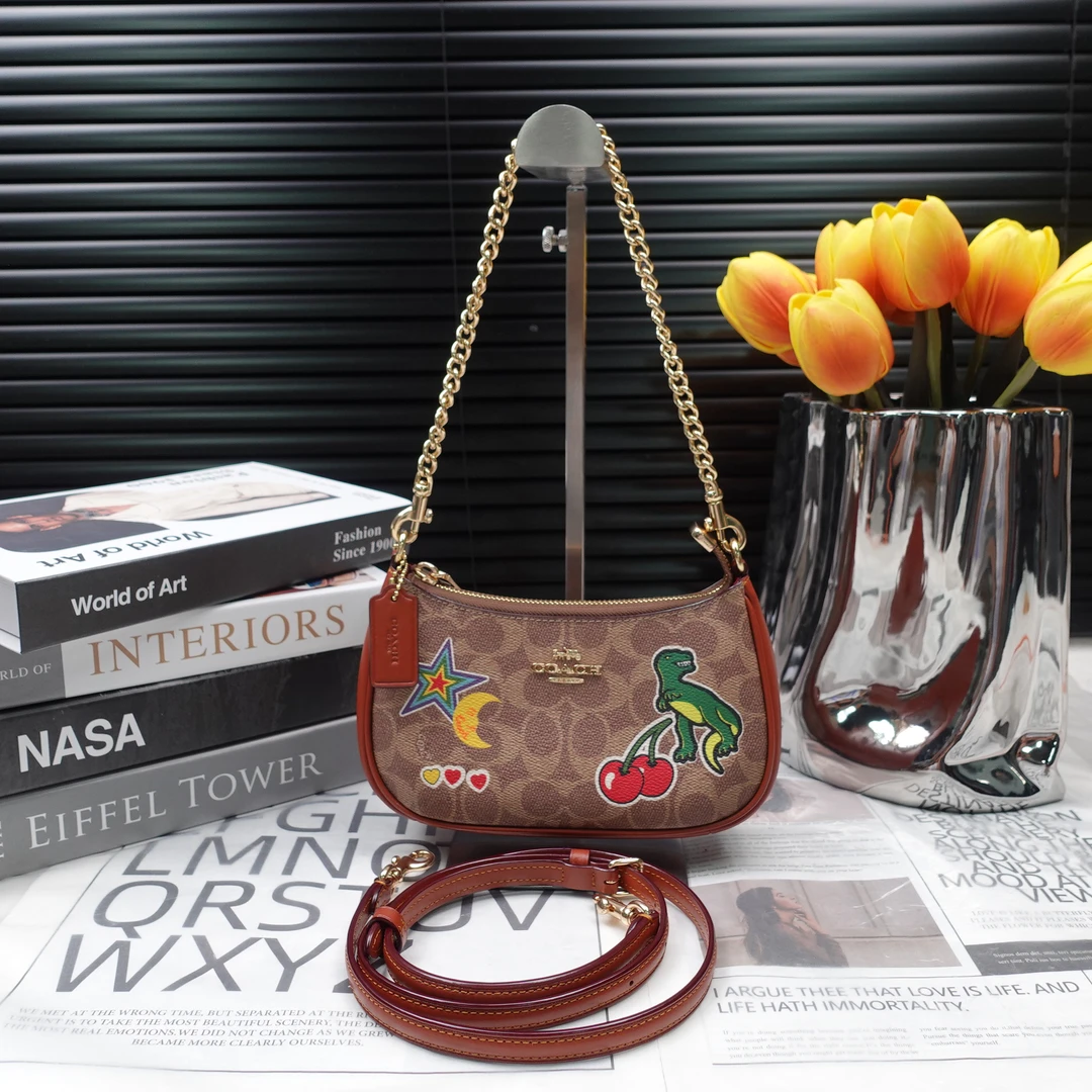 95新 COACH/蔻驰 单肩包/T10219900