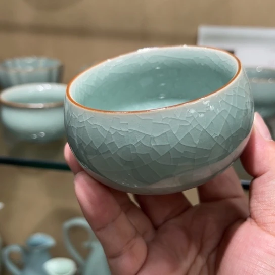 瓷片陶瓷茶具汝瓷茶具