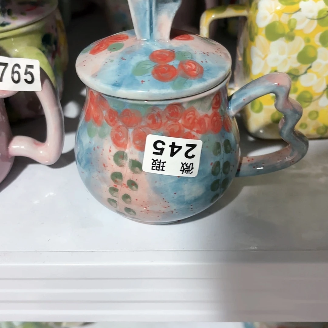 景德镇手绘高温釉下彩陶瓷茶具