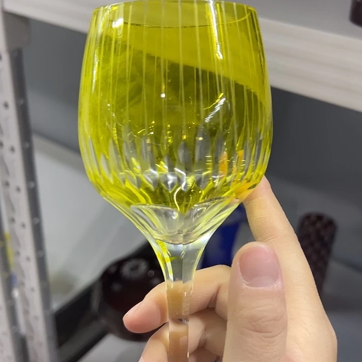 手柄款水晶玻璃微瑕一个