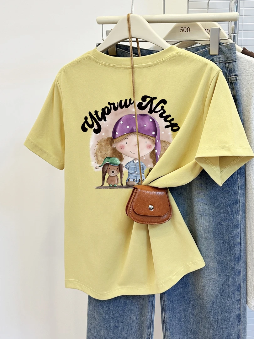 乌梅紫胖MM正肩短袖T恤女夏季新款大码遮肉洋气圆领半袖体恤上衣