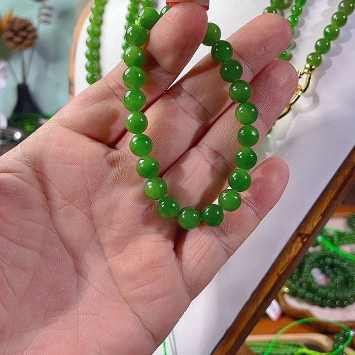 和田玉（碧玉）未镶嵌颈饰8