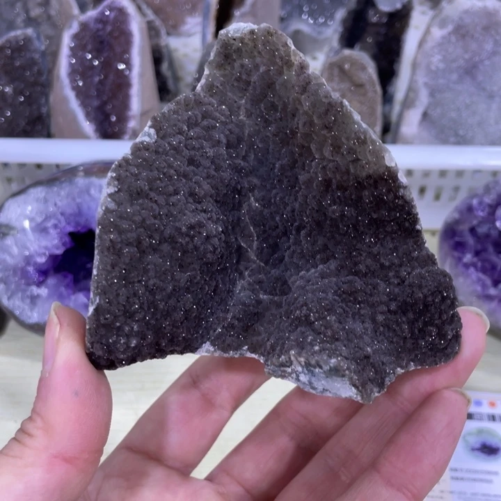 紫晶水晶摆件未镶嵌