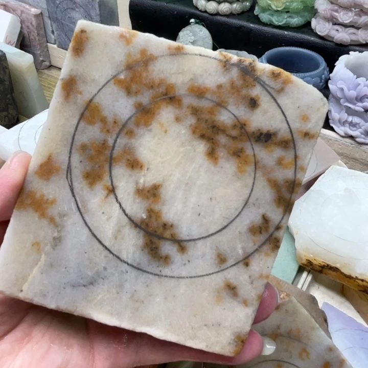 石英质玉未镶嵌珠宝半成品