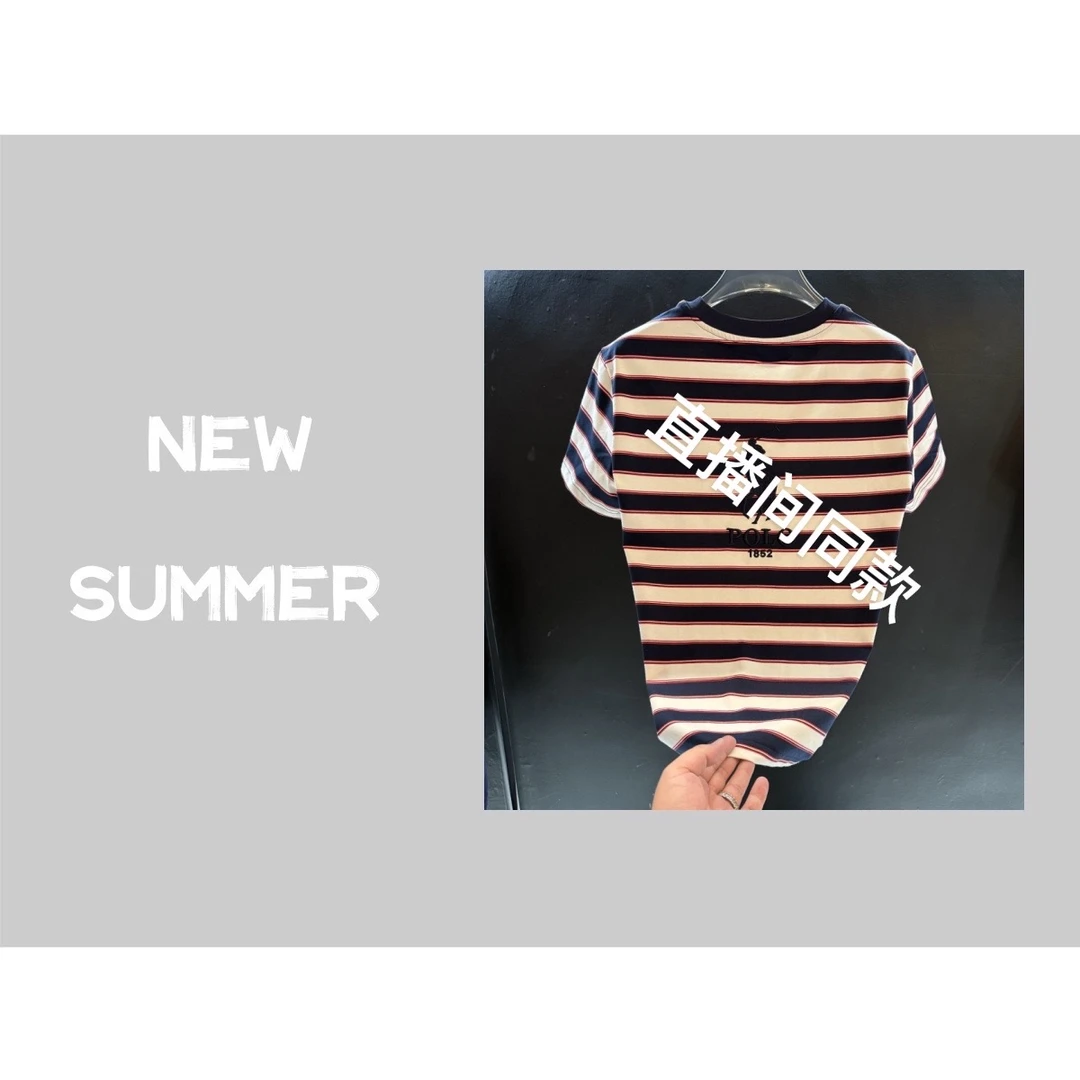 宽松型圆领短袖常规百搭T恤潮流时尚风6720萱萱