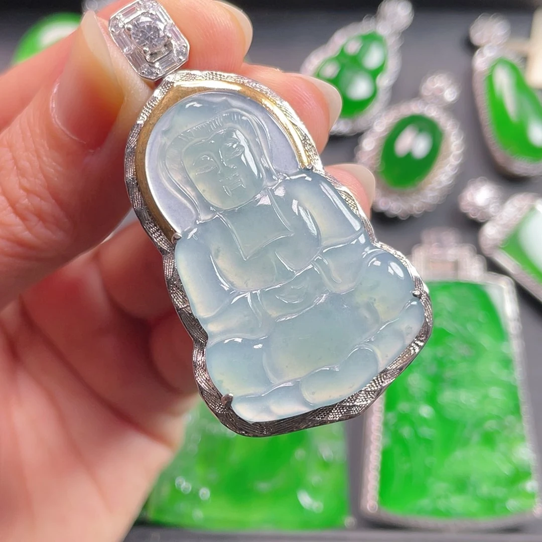 吊坠(不含链)未镶嵌翡翠