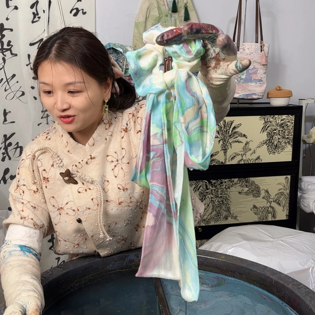 布艺非金属330发圈发带组合绿地