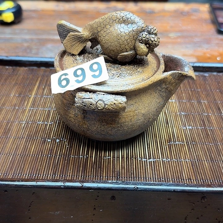 纯手工制作粗陶茶具
