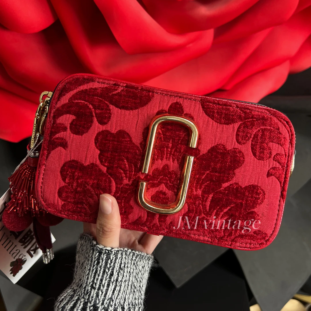 95新 Marc Jacobs/莫杰 相机包刺绣限量版中国红包