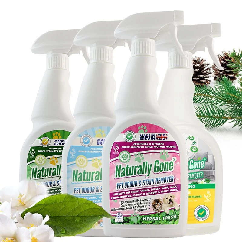 【真正去尿味】英国那逸乐/naturallygone宠物生物酶除味剂750ml