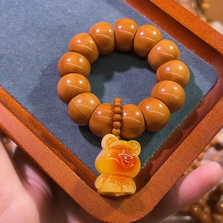 吊坠猴头核桃大肠卡15手捻黄熊款全品