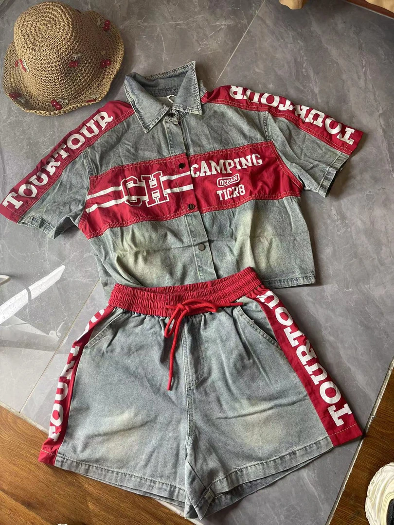 红条潮牌原创套装5120