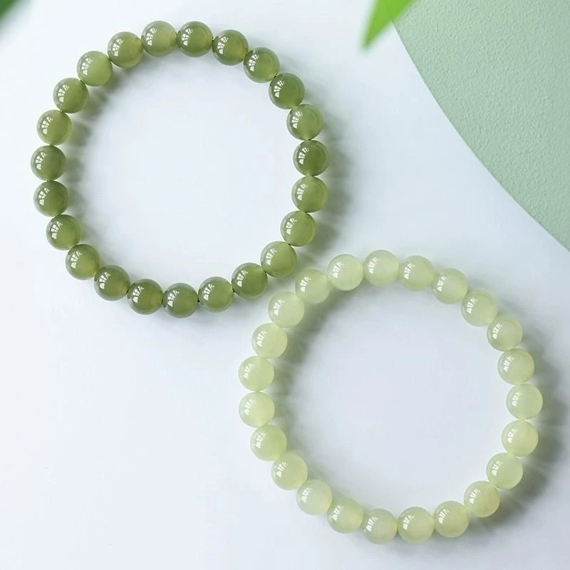 和田玉且末7mm手串拍一发一