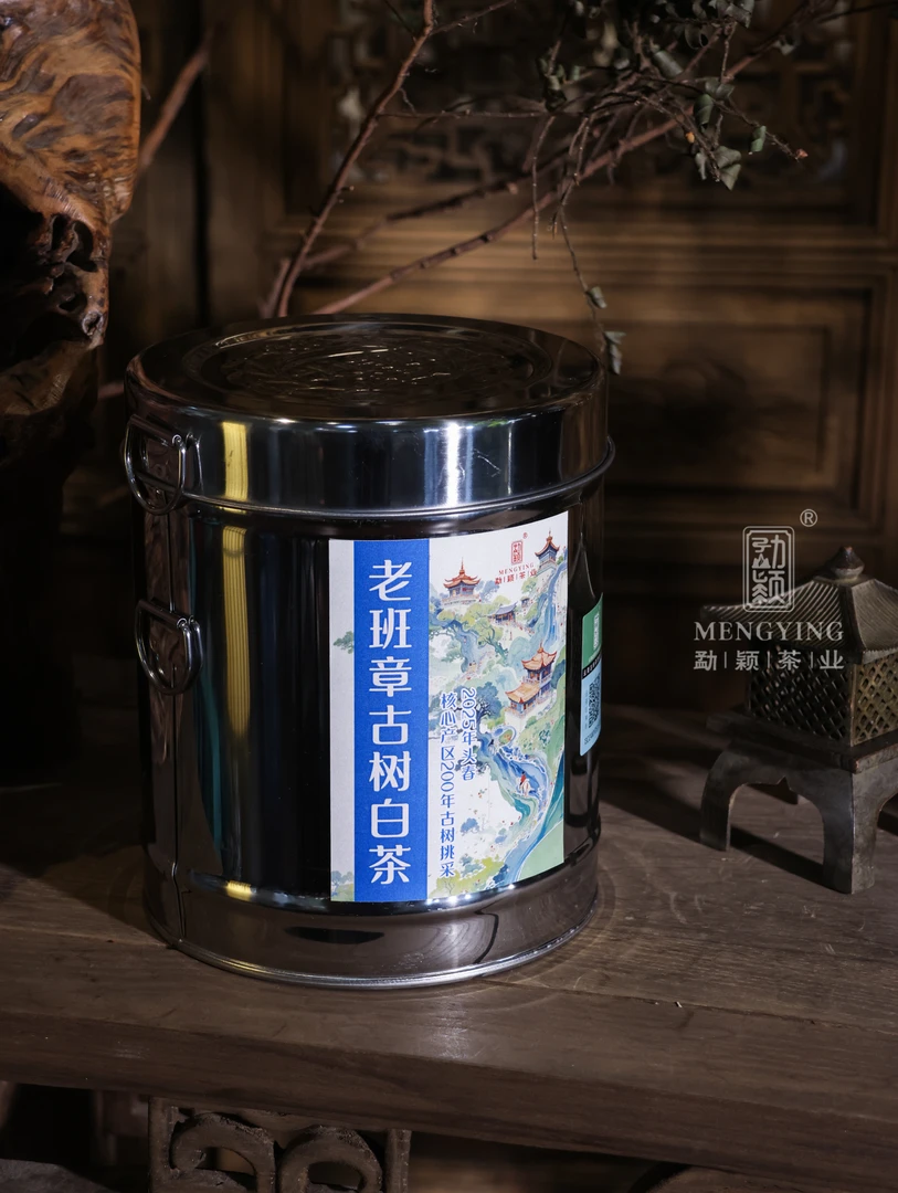 2025老班章古树白茶药香蜜枣甜130g云南白茶茶叶