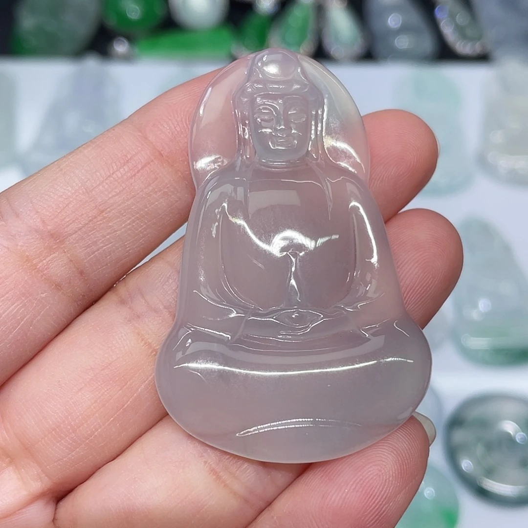 颈饰未镶嵌翡翠素衣