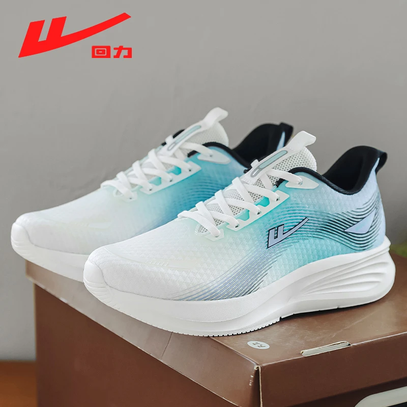 回力男款透气跑步减震男鞋2025春季时尚休闲鞋轻便百搭运动鞋K818