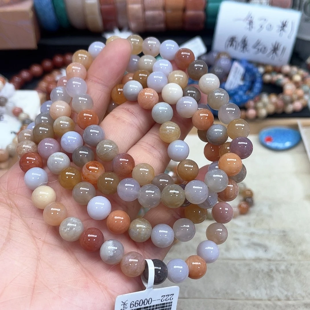 硅化珊瑚（珊瑚玉）手串未镶嵌861