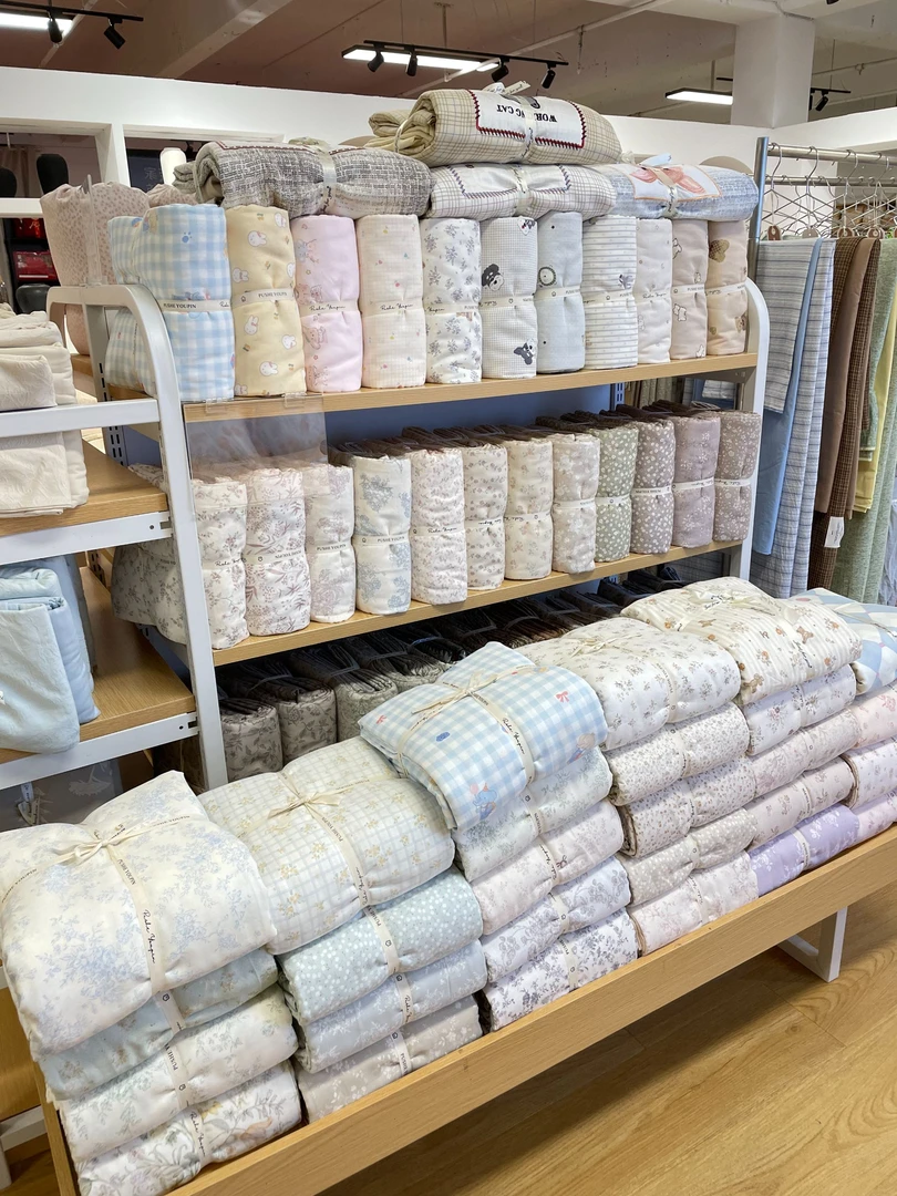 Mollyhome｜全棉卡通印花双层纱四件套