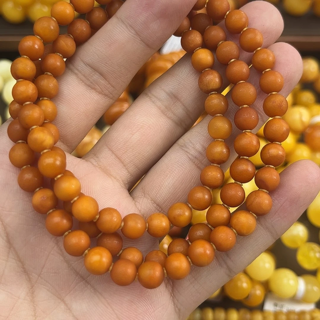 未镶嵌琥珀手串蜜蜡