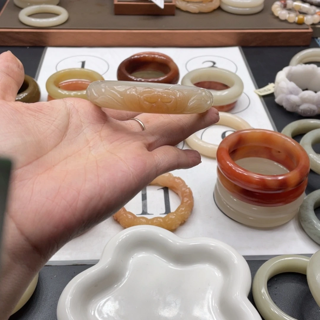 查罗石手镯未镶嵌伊*染