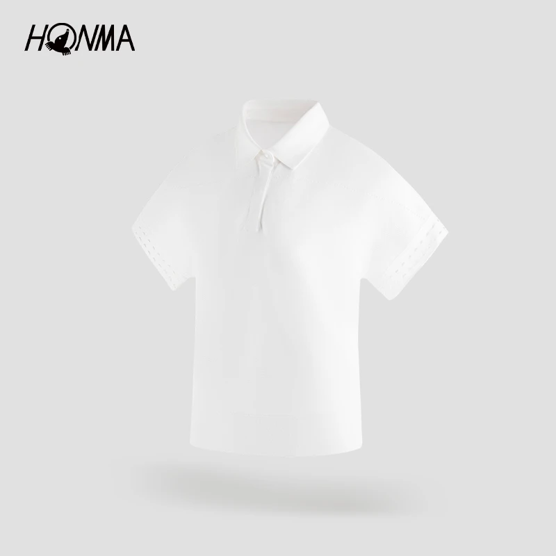 【专业高尔夫】HONMA女士短袖POLO衫时尚百搭舒适轻盈HWLC707T619