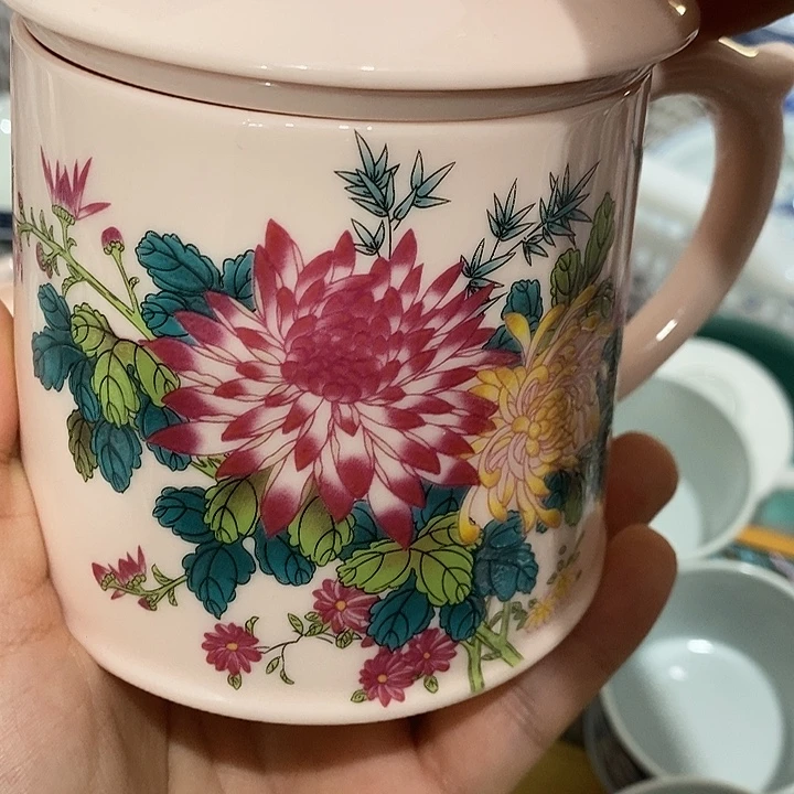 陶摆件景德镇陶瓷主人杯2344