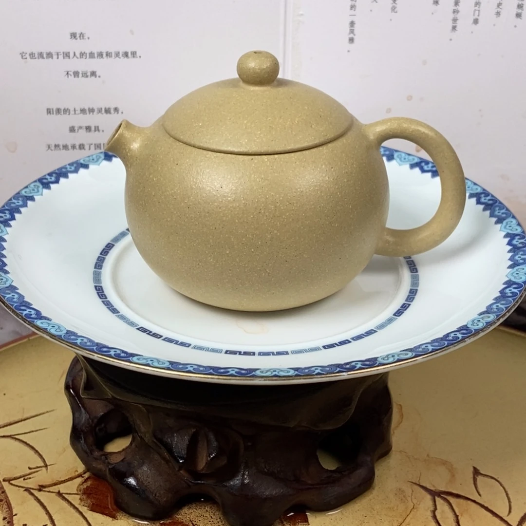 紫砂茶壶本绿160 容量宜兴紫砂壶