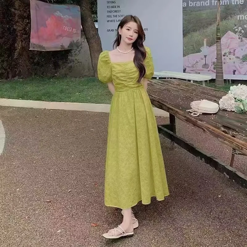 夏季新款法式设计感小众高级甜美温柔收腰显瘦