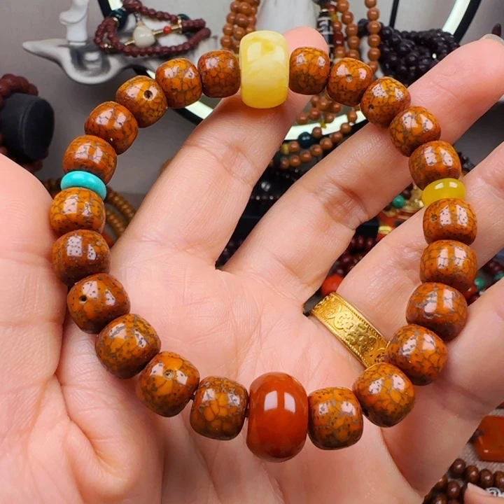 星月菩提吊坠手串