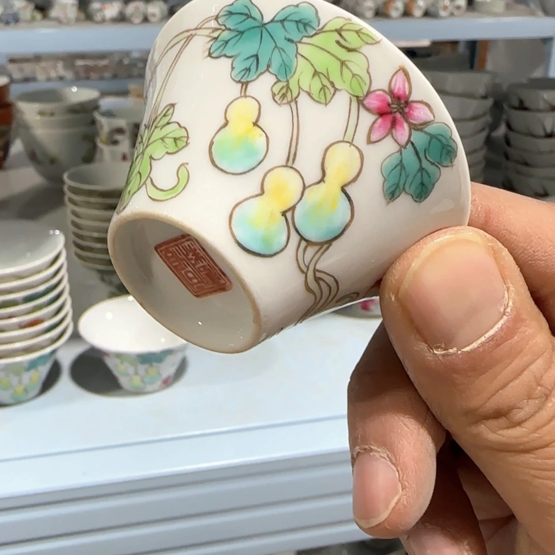 瓷片摆件手绘瓷器全部处理了吧