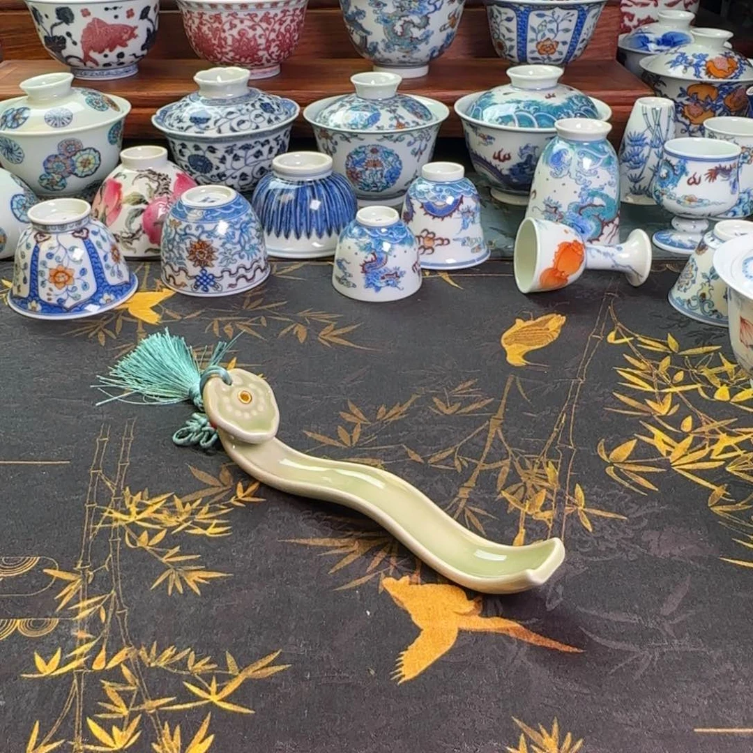 瓷片?****?梅子青香插一个杯杯杯杯杯